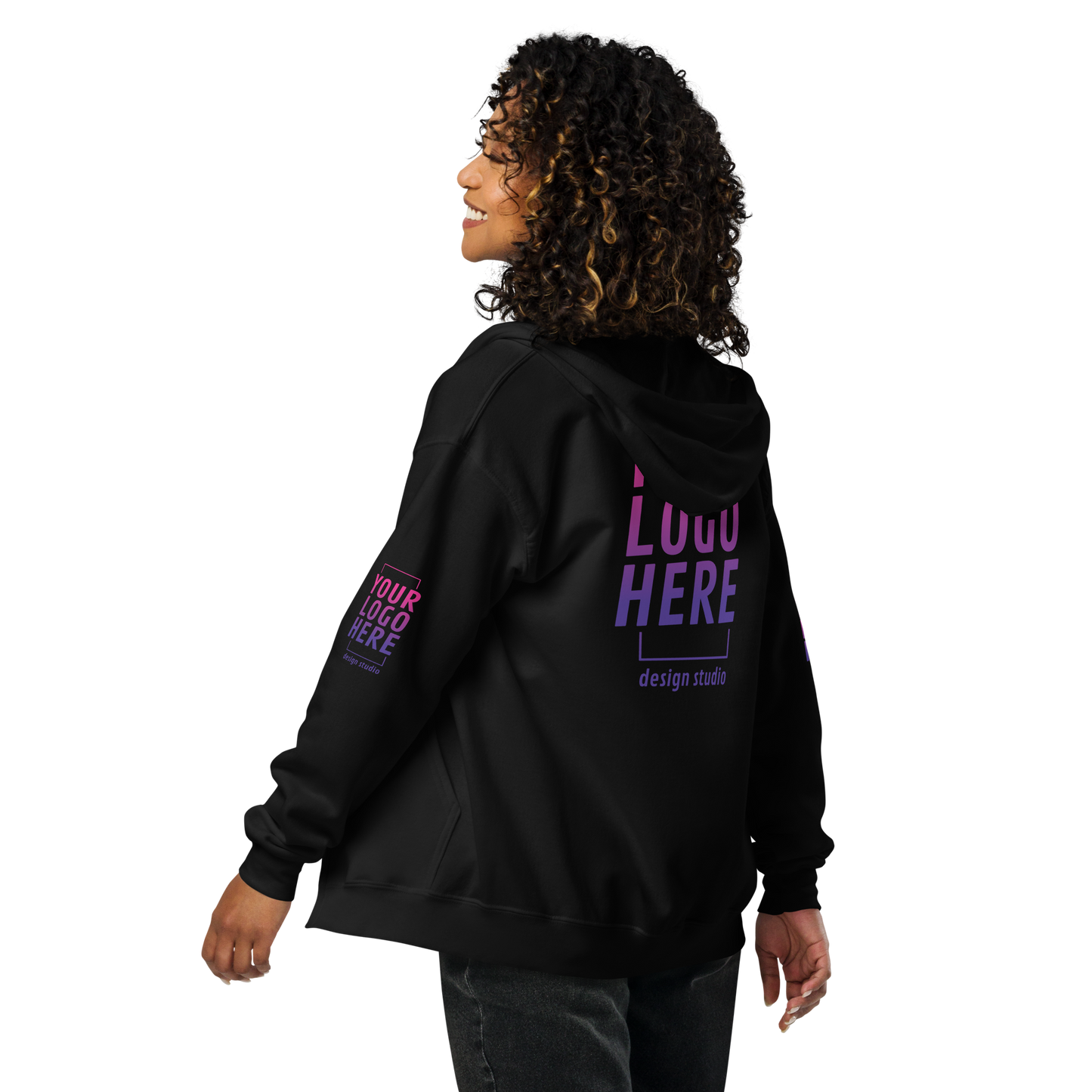 Unisex Full-Zip Hooded Sweatshirt