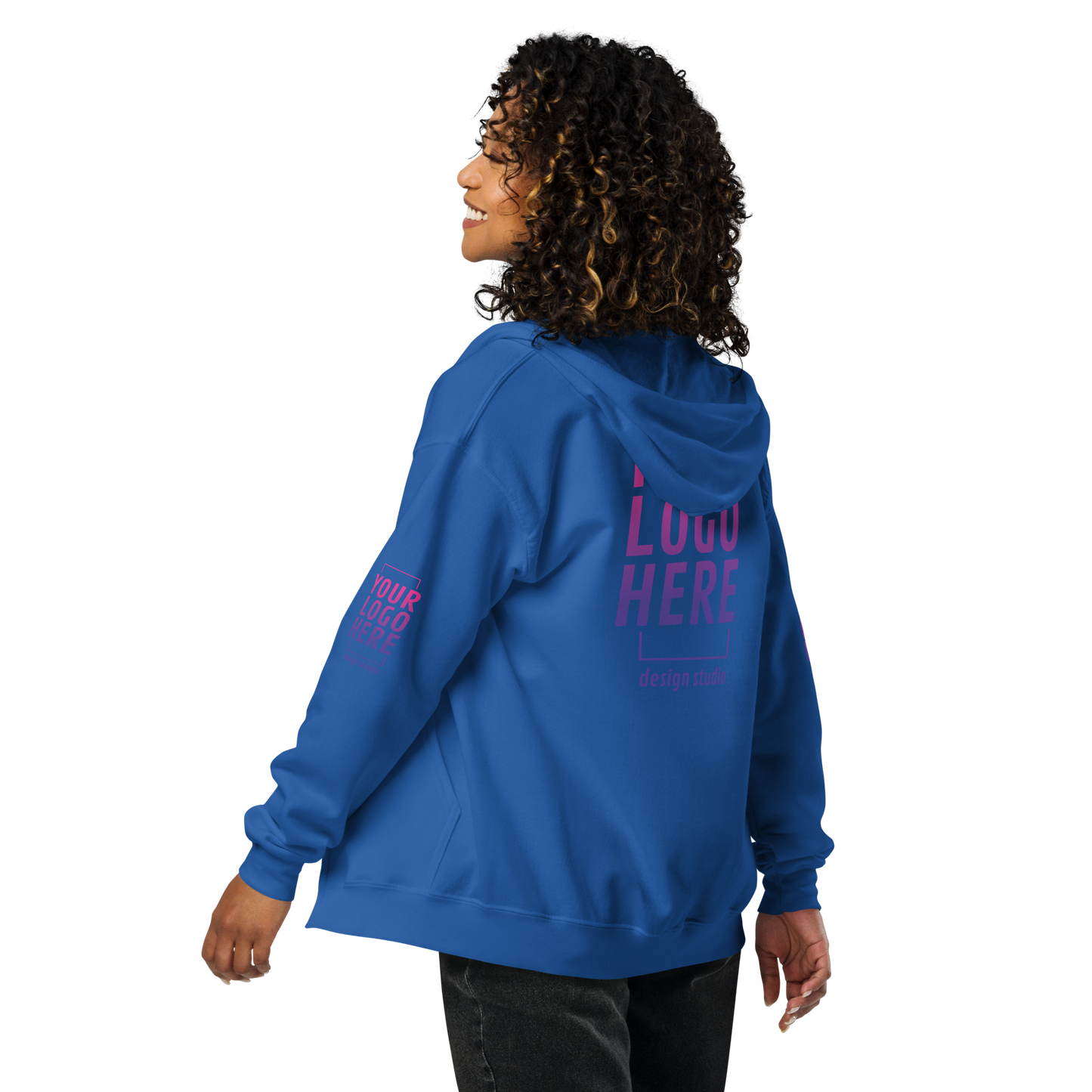 Unisex Full-Zip Hooded Sweatshirt